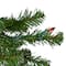 7.5ft. Pre-Lit Canadian Pine Pencil Artificial Christmas Tree, Multicolor Lights